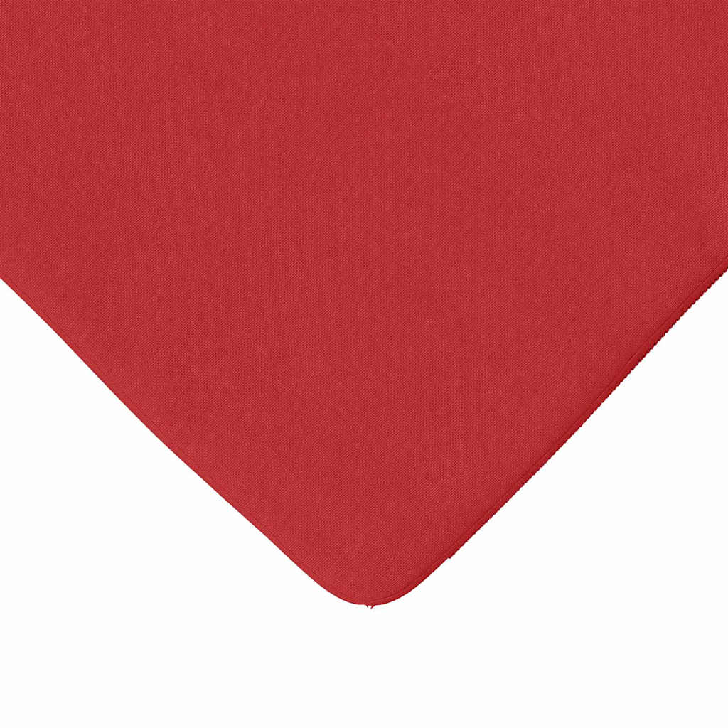 Μαξιλάρια καθισμάτων 4 pcs Κόκκινο 40 x 40 x 3 cm ύφασμα - Pakobazaar