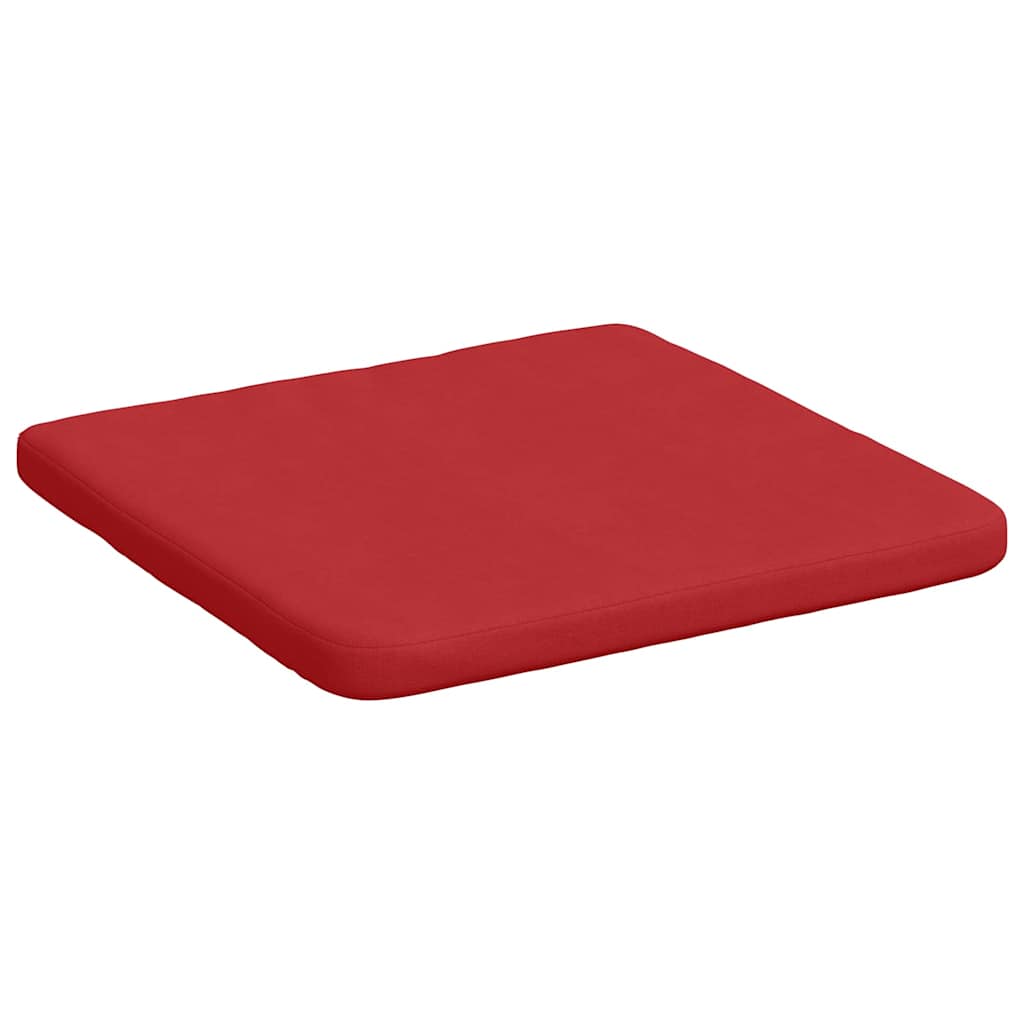 Μαξιλάρια καθισμάτων 4 pcs Κόκκινο 40 x 40 x 3 cm ύφασμα - Pakobazaar