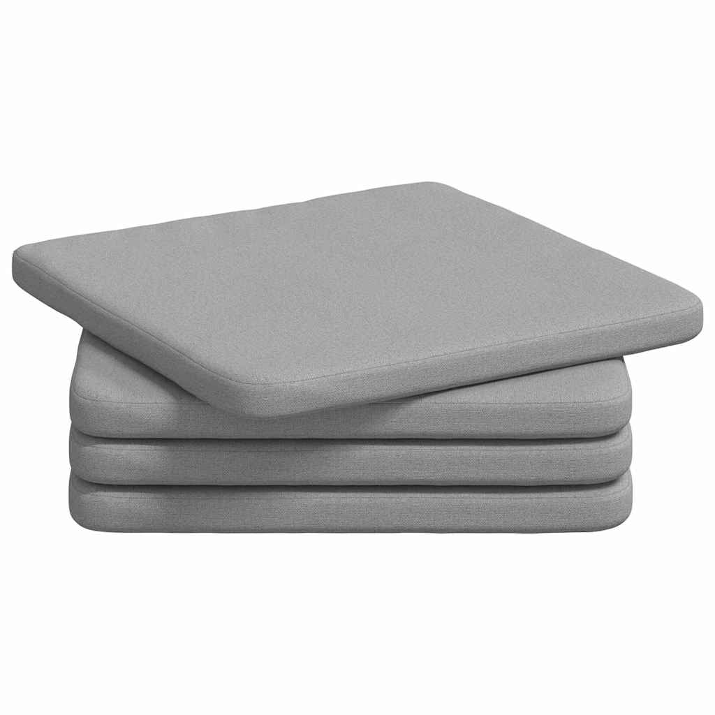 Μαξιλάρια καθισμάτων 4 pcs Σκίουρος Γκρί 40 x 40 x 3 cm ύφασμα