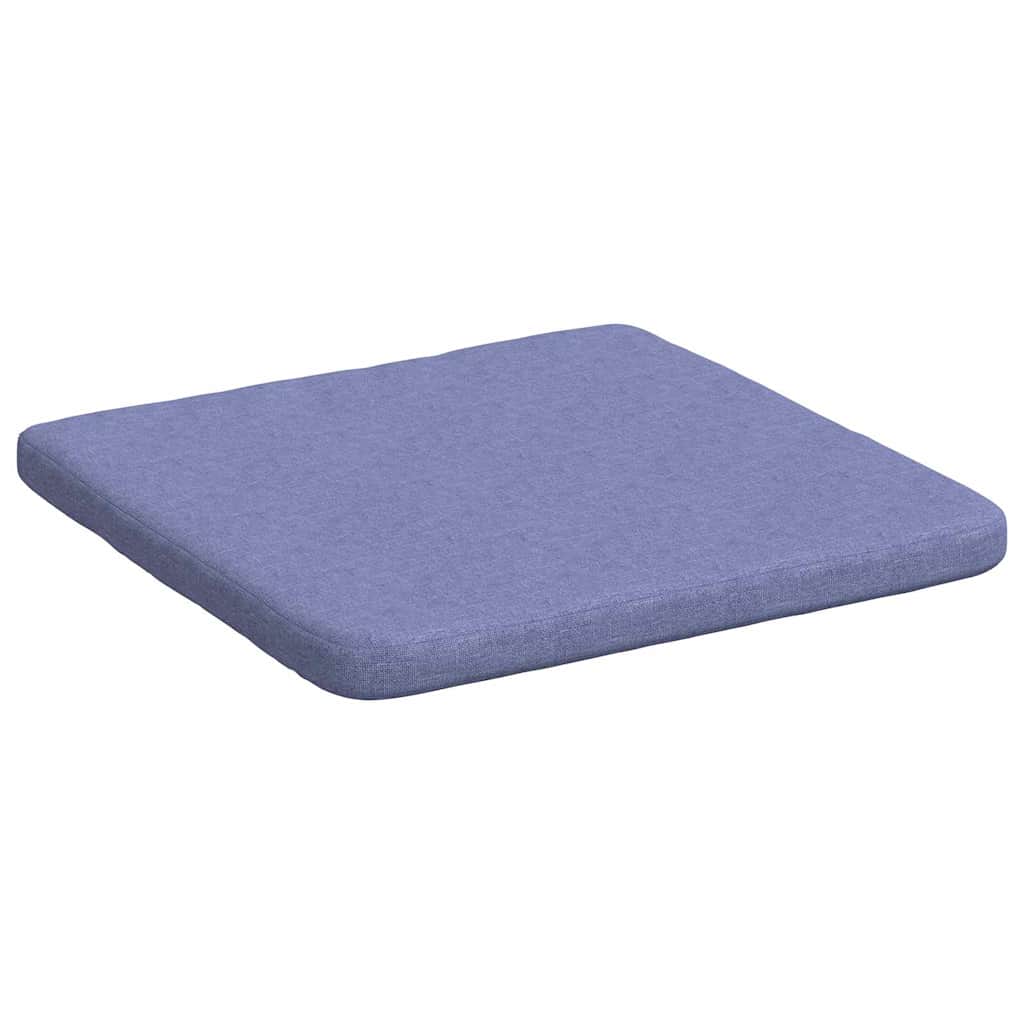Μαξιλάρια καθισμάτων 4 pcs Μπλε τζην 40 x 40 x 3 cm ύφασμα