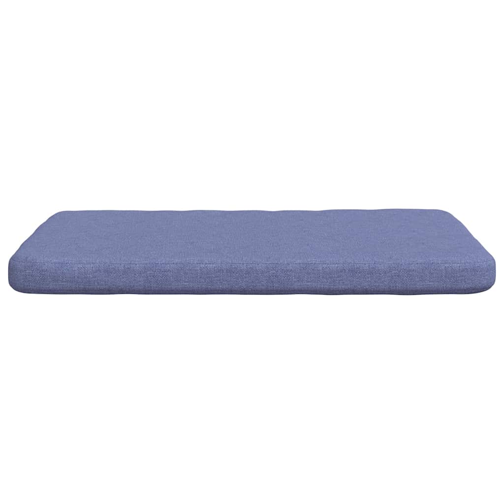 Μαξιλάρια καθισμάτων 4 pcs Μπλε τζην 40 x 40 x 3 cm ύφασμα
