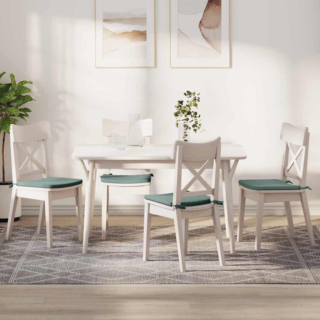Μαξιλάρια καθισμάτων 4 pcs Θαλασσί 40 x 40 x 3 cm Βελούδο - Pakobazaar