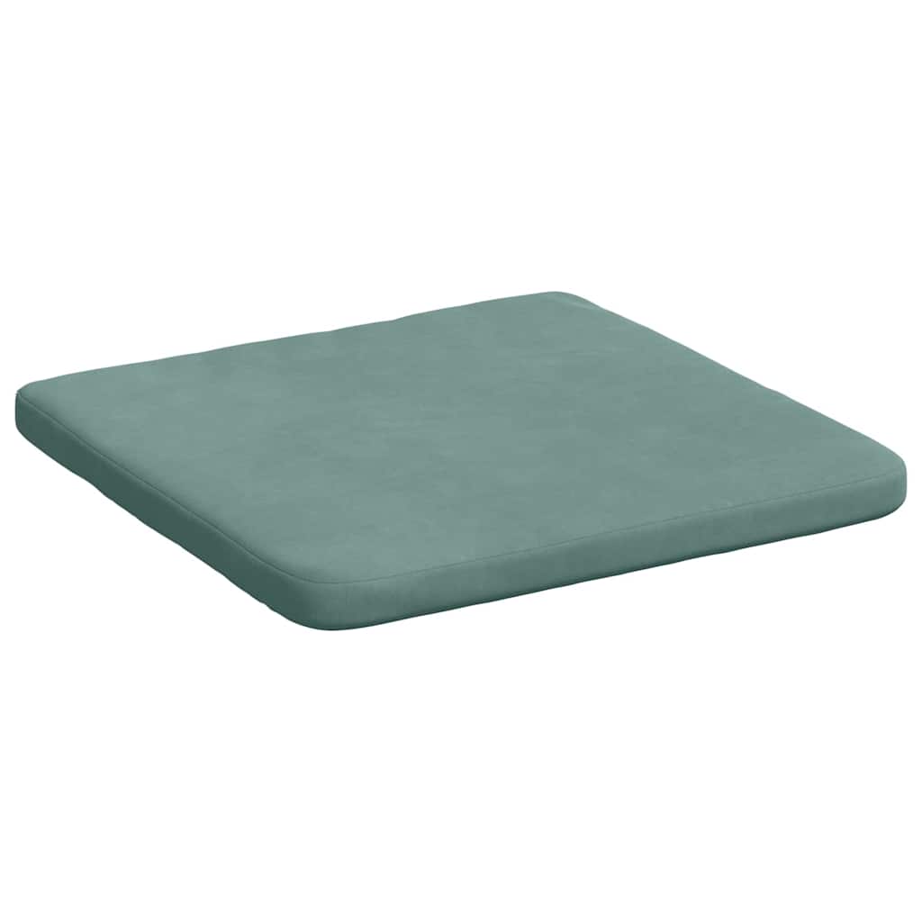 Μαξιλάρια καθισμάτων 4 pcs Θαλασσί 40 x 40 x 3 cm Βελούδο - Pakobazaar