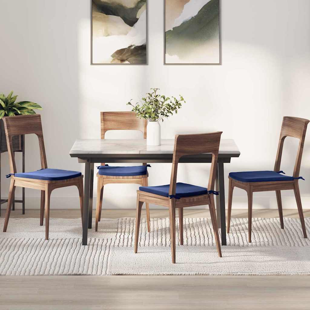 Μαξιλάρια καθισμάτων 4 pcs Μπλε Αστυνομίας 40 x 40 x 3 cm - Pakobazaar