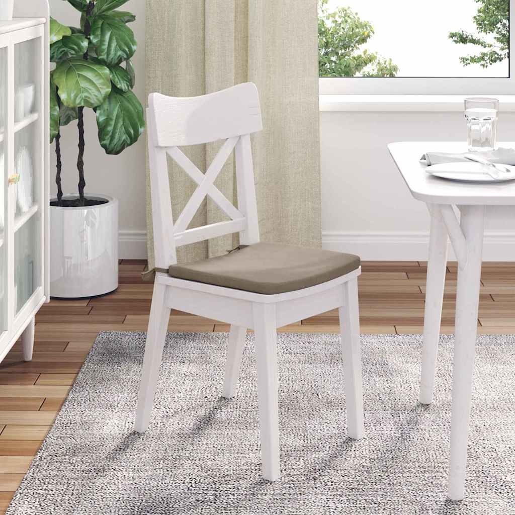 Μαξιλάρια καθισμάτων 4 pcs Taupe 40 x 40 x 3 cm