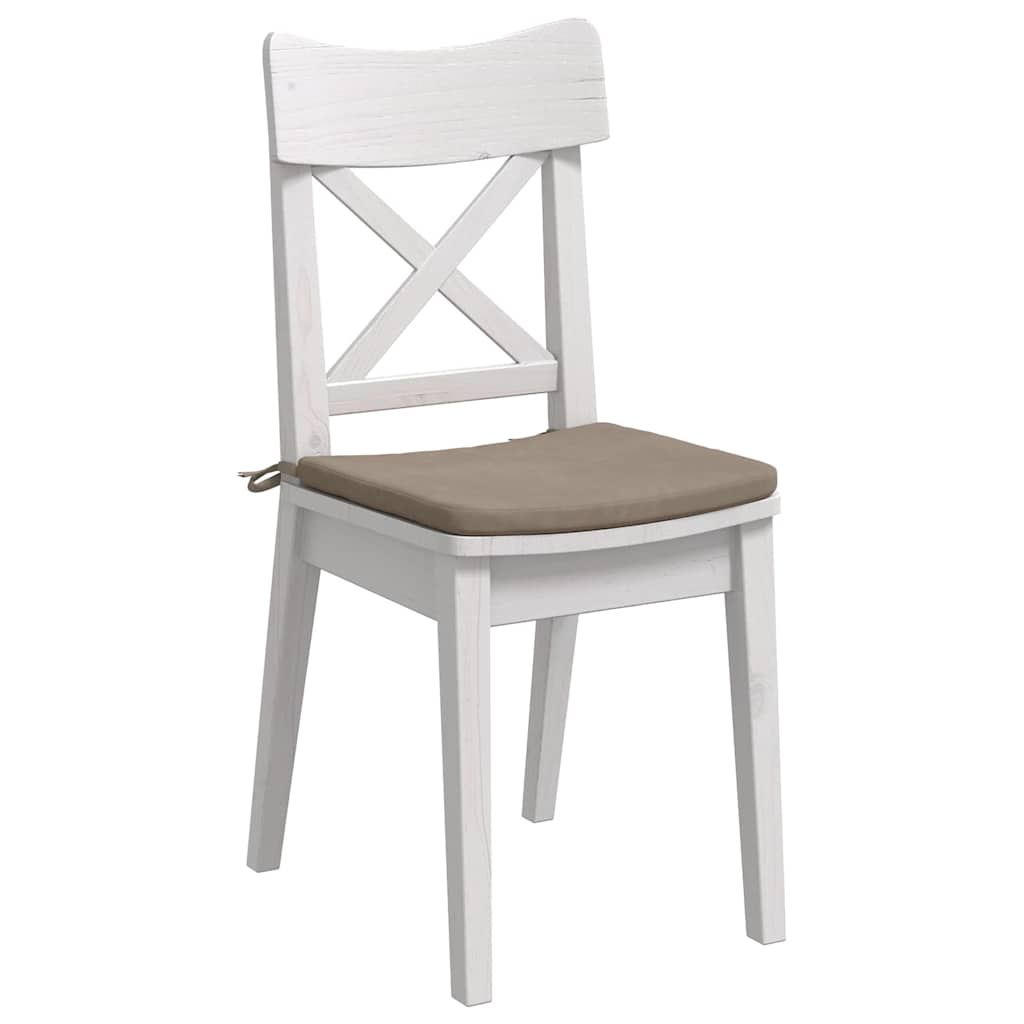 Μαξιλάρια καθισμάτων 4 pcs Taupe 40 x 40 x 3 cm
