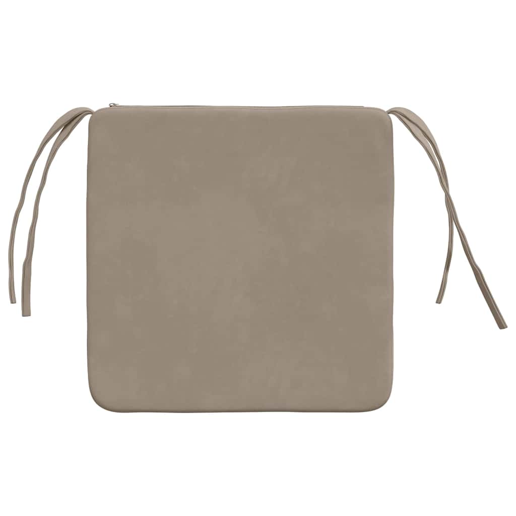 Μαξιλάρια καθισμάτων 4 pcs Taupe 40 x 40 x 3 cm