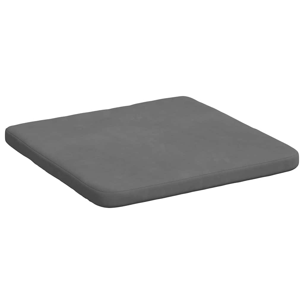 Μαξιλάρια καθισμάτων 4 pcs Σκούρο Γκρι 40 x 40 x 3 cm