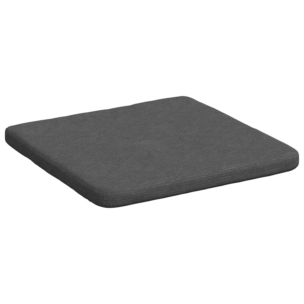 Μαξιλάρια καθισμάτων 4 pcs Σκούρο Γκρι 40 x 40 x 3 cm