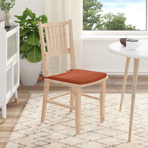 Μαξιλάρια καθισμάτων 4 pcs Κόκκινο Πορτοκαλί 40 x 40 x 3 cm - Pakobazaar