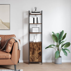 Βιβλιοθήκη Καπνιστό Δρύς 40 x 24 x 161 εκ Επεξεργασμένο ξύλο - Pakobazaar