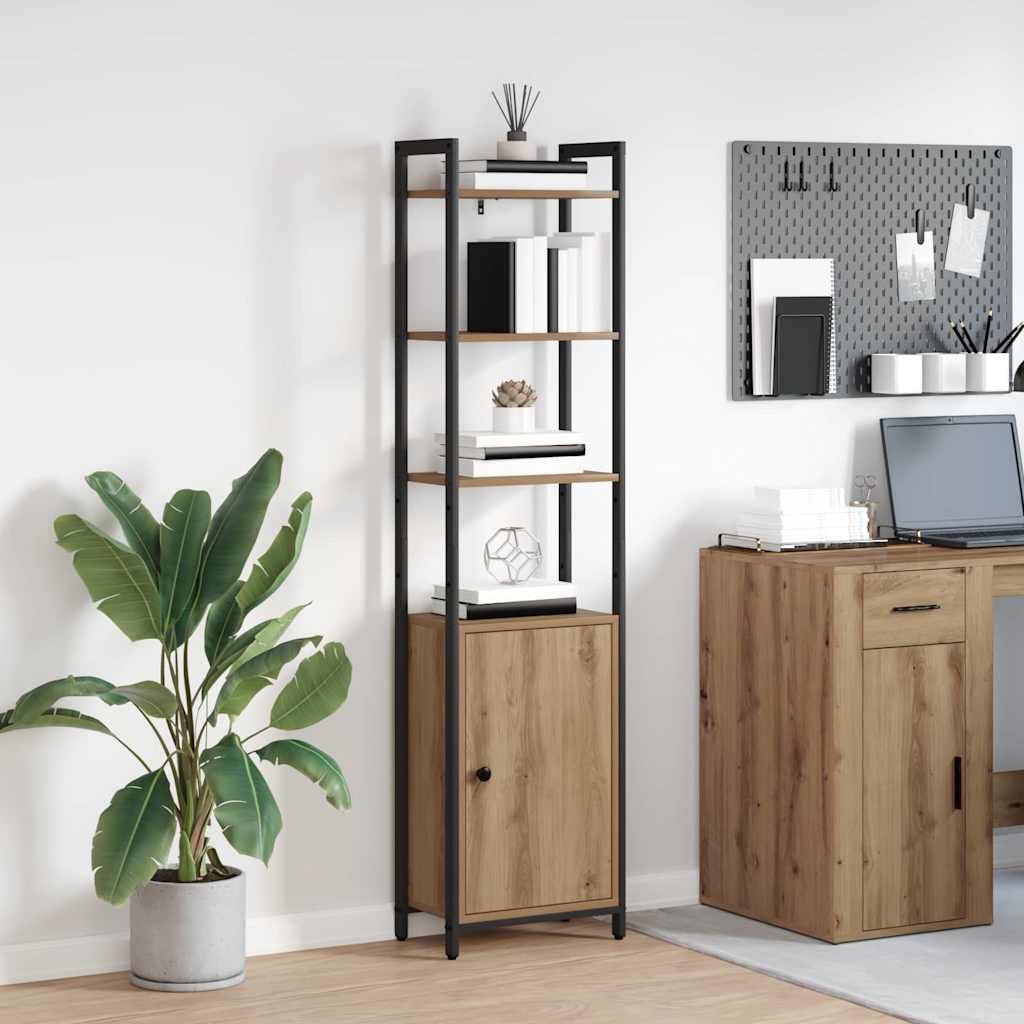 Βιβλιοθήκη Artisan Oak 40 x 24 x 161 εκ Επεξεργασμένο ξύλο - Pakobazaar