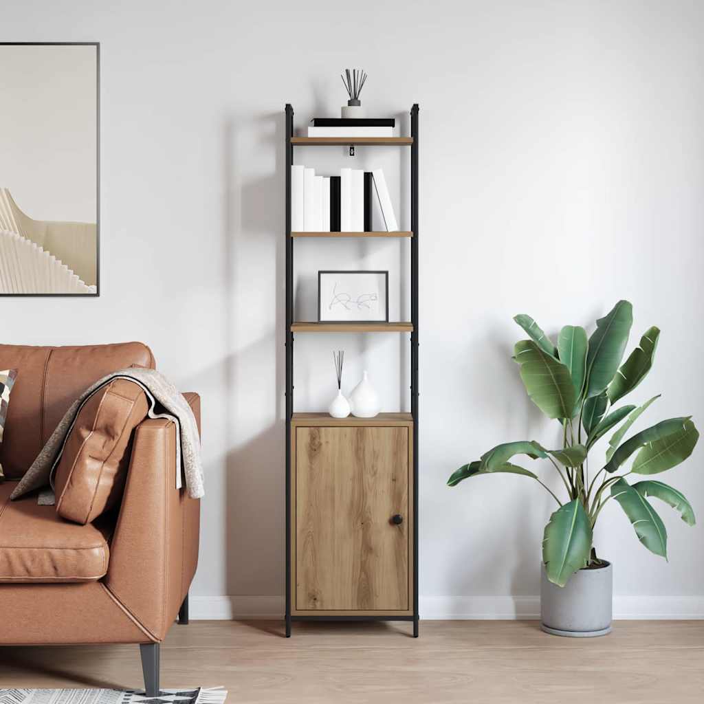 Βιβλιοθήκη Artisan Oak 40 x 24 x 161 εκ Επεξεργασμένο ξύλο - Pakobazaar