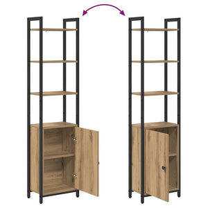 Βιβλιοθήκη Artisan Oak 40 x 24 x 161 εκ Επεξεργασμένο ξύλο - Pakobazaar