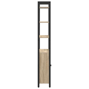 Βιβλιοθήκη Δρύς Sonoma 60 x 24 x 161 εκ Επεξεργασμένο ξύλο - Pakobazaar