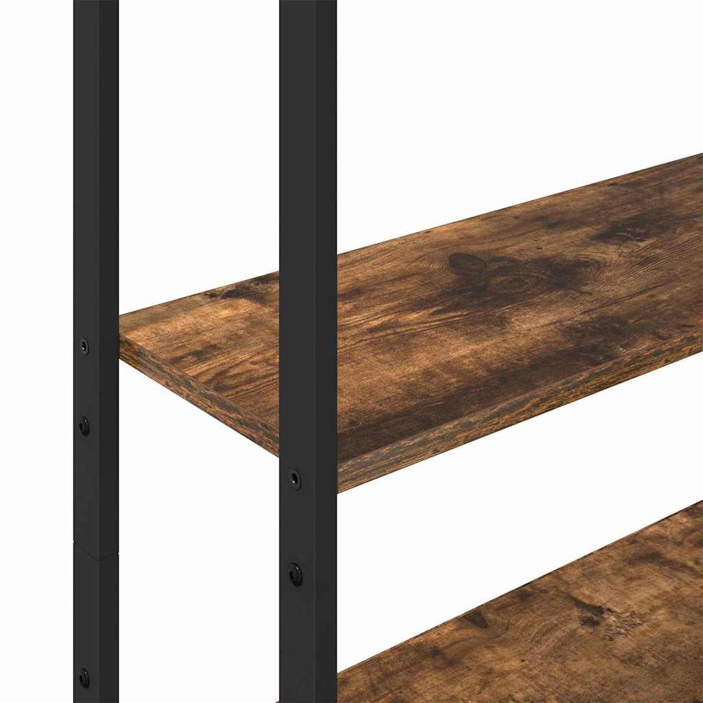 Βιβλιοθήκη Καπνιστό Δρύς 60 x 24 x 161 εκ Επεξεργασμένο ξύλο - Pakobazaar