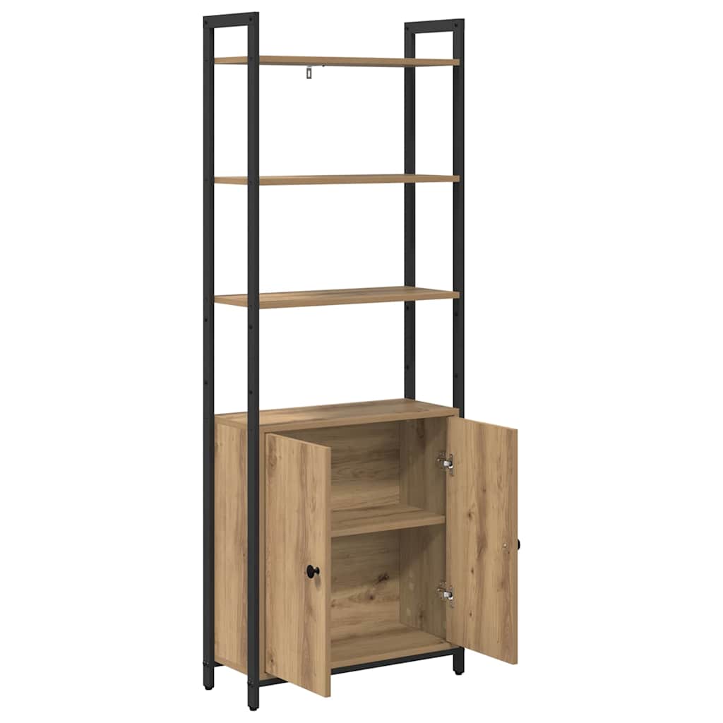 Βιβλιοθήκη Artisan Oak 60 x 24 x 161 εκ Επεξεργασμένο ξύλο - Pakobazaar