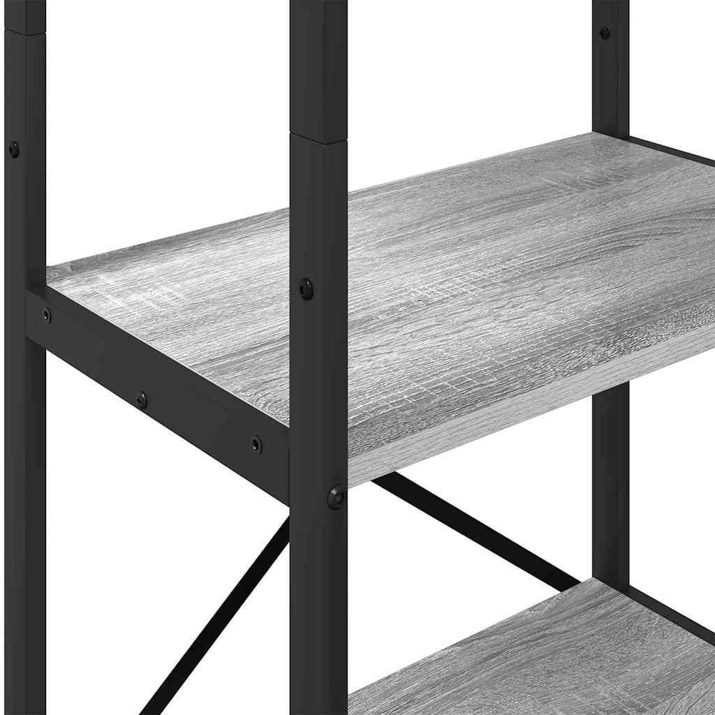 Ράφι Βιβλίων Γκρίζο Σονομα 56 x 34 x 171 εκ Επεξεργασμένο ξύλο