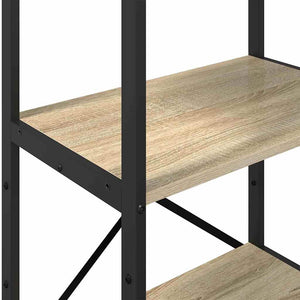 Ράφι Βιβλίων 4 επίπεδα 56 x 34 x 133,5 εκ Επεξεργασμένο Ξύλο