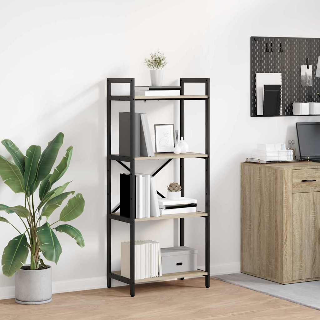 Ράφι Βιβλίων Δρύς Sonoma 56 x 34 x 133,5 εκ Επεξεργασμένο ξύλο