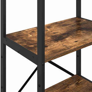 Ράφι Βιβλίων 4 επίπεδα 56 x 34 x 133,5 εκ Επεξεργασμένο Ξύλο