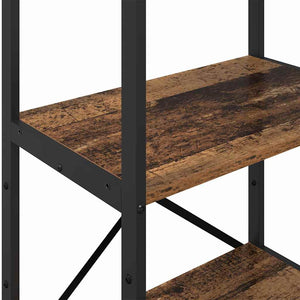 Ράφι Βιβλίων 4 επίπεδα 56 x 34 x 133,5 εκ Επεξεργασμένο Ξύλο