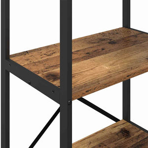 Ράφι Βιβλίων 3 επίπεδα 56 x 34 x 96 εκ Επεξεργασμένο Ξύλο