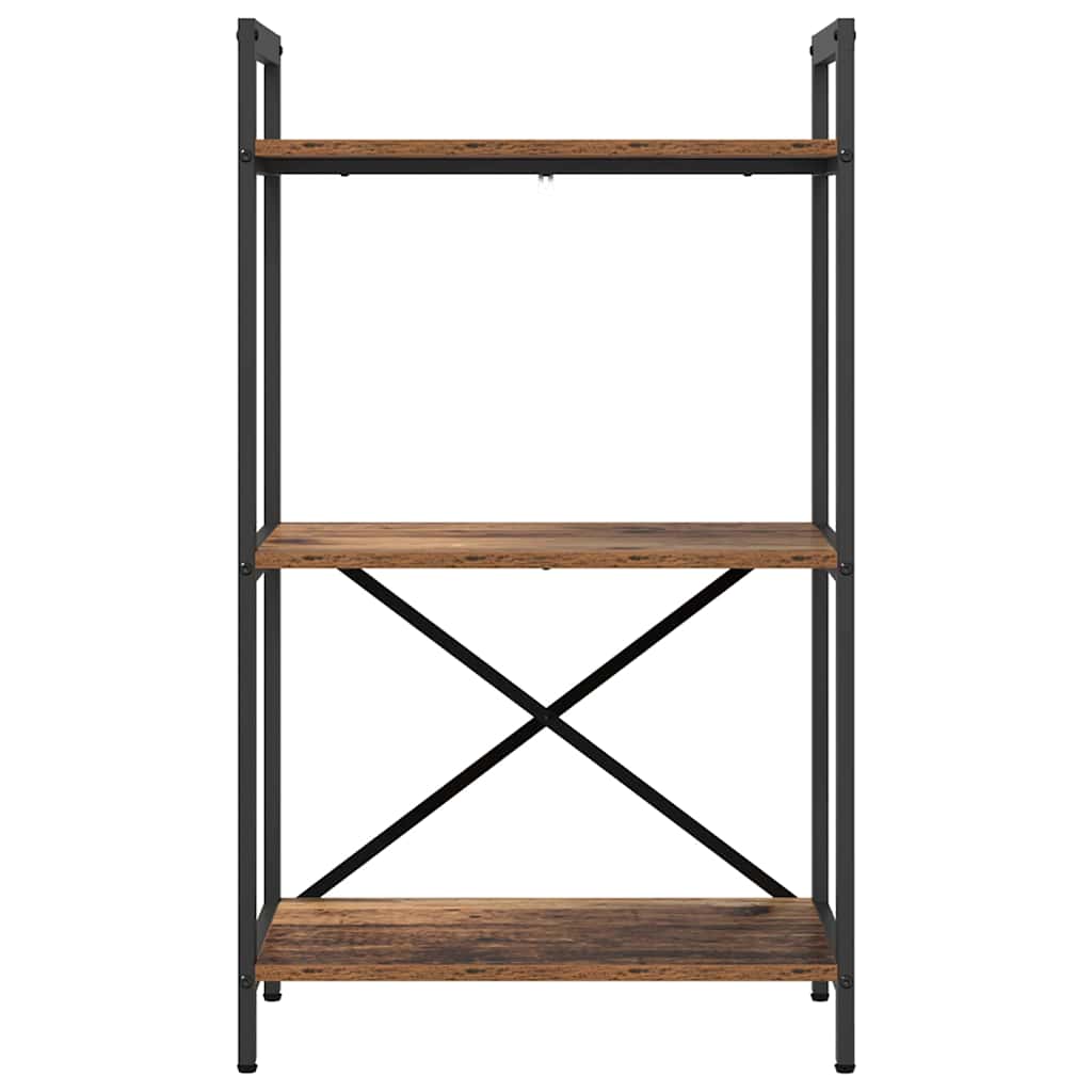 Ράφι Βιβλίων Παλιό Ξύλο 56 x 34 x 96 εκ Επεξεργασμένο ξύλο