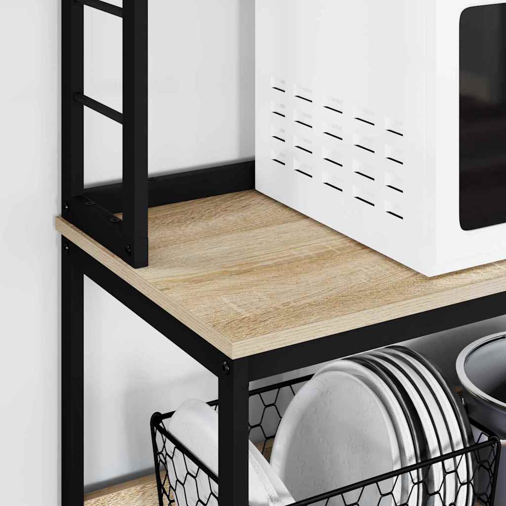 Ράφι Κουζίνας Δρύς Sonoma 60 x 40 x 168 εκ Επεξεργασμένο ξύλο - Pakobazaar