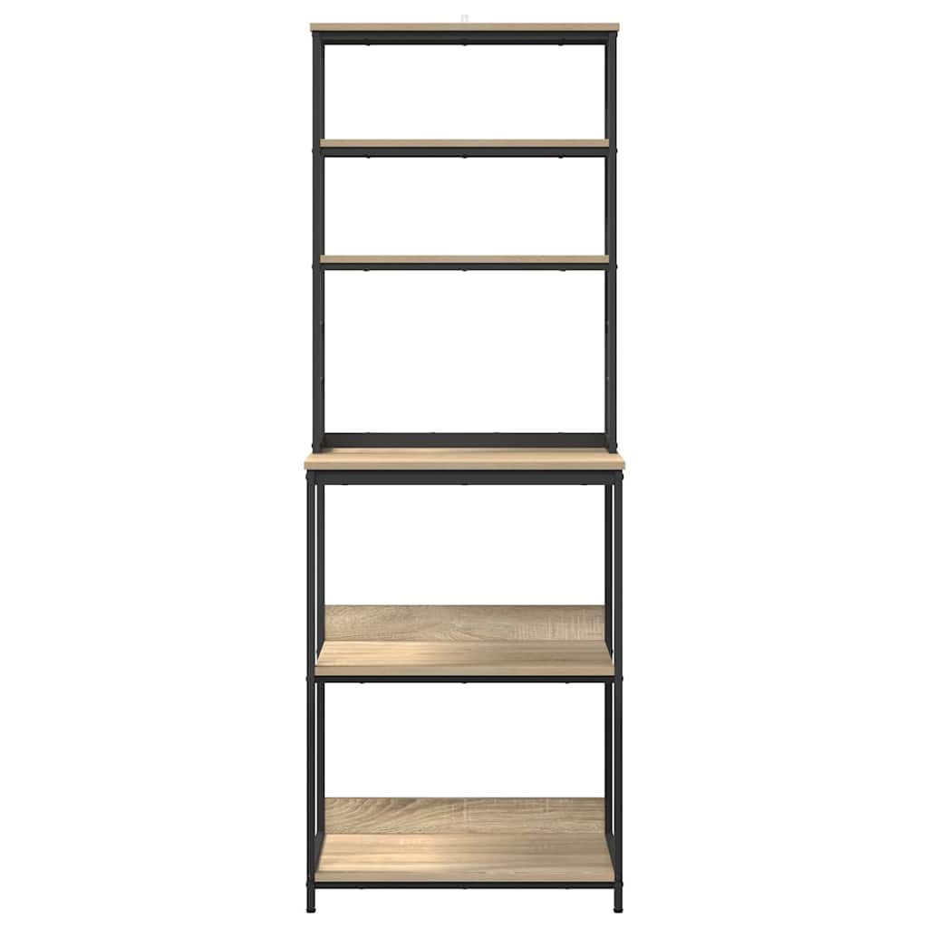 Ράφι Κουζίνας Δρύς Sonoma 60 x 40 x 168 εκ Επεξεργασμένο ξύλο - Pakobazaar