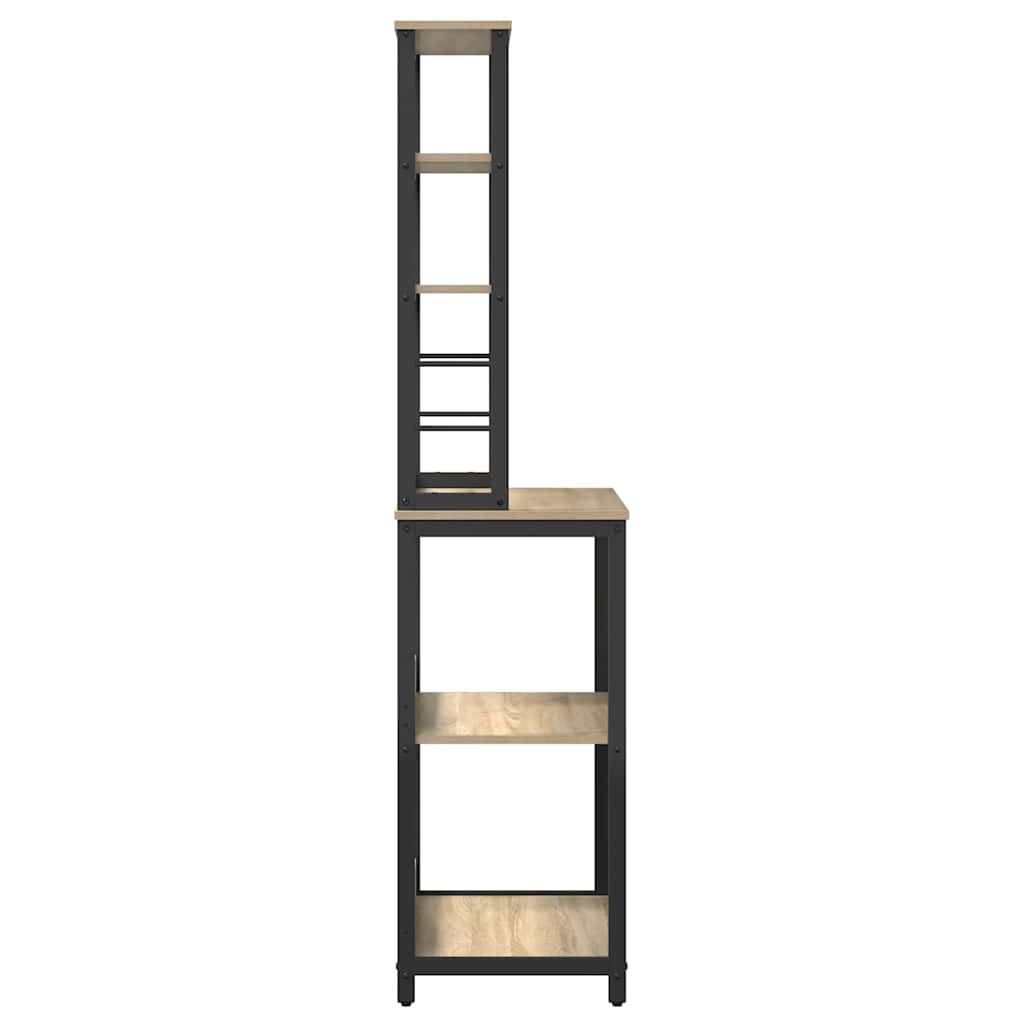 Ράφι Κουζίνας Δρύς Sonoma 60 x 40 x 168 εκ Επεξεργασμένο ξύλο - Pakobazaar