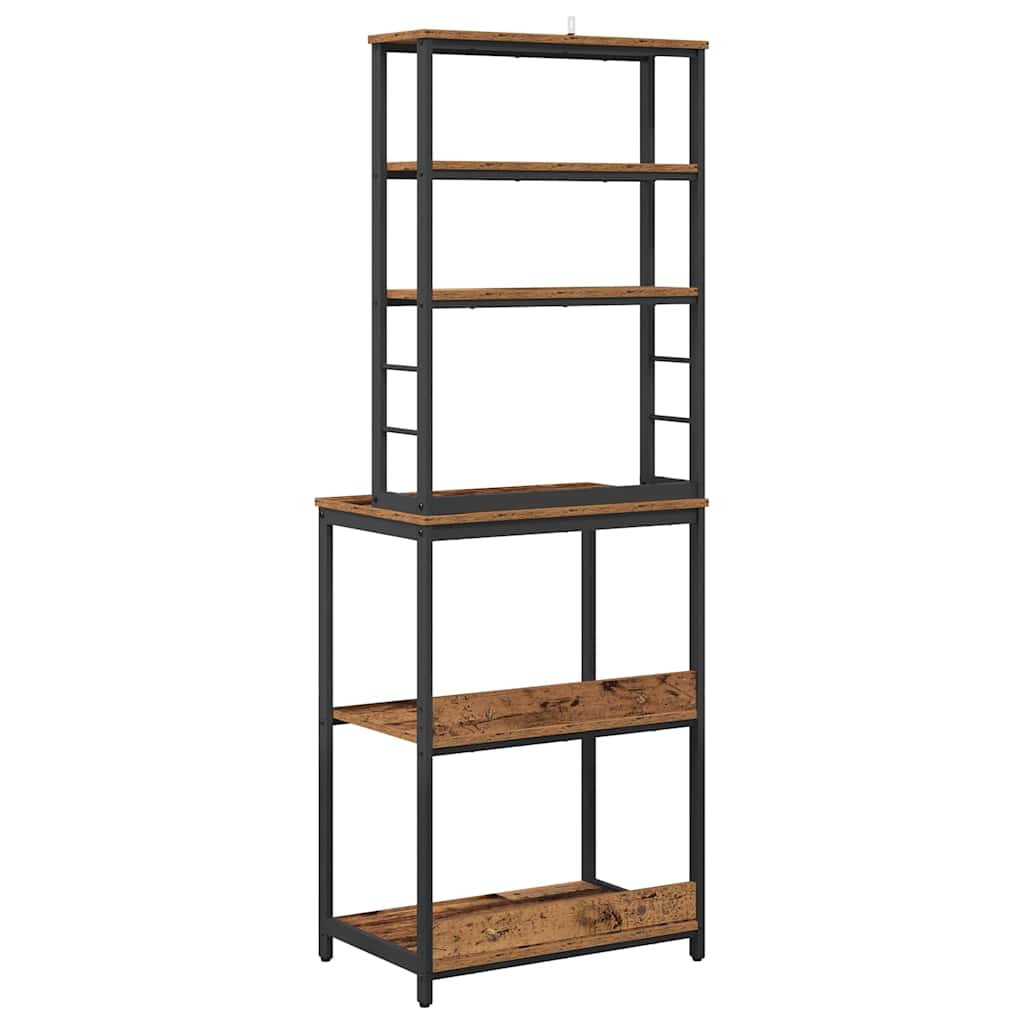 Ράφι Κουζίνας Παλιό Ξύλο 60 x 40 x 168 εκ Επεξεργασμένο ξύλο - Pakobazaar