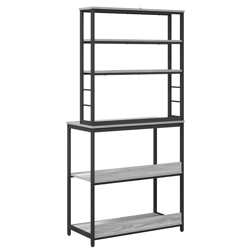 Ράφι Κουζίνας Γκρίζο Σονομα 80 x 40 x 168 εκ Επεξεργασμένο ξύλο