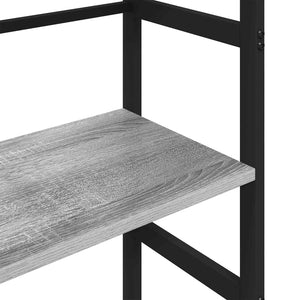 Ράφι Βιβλίων Γκρίζο Σονομα 40 x 29,5 x 115 εκ - Pakobazaar
