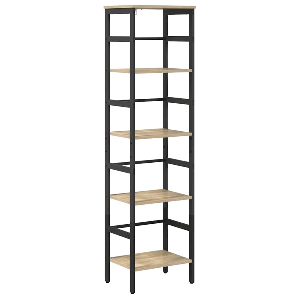 Ράφι Βιβλίων Δρύς Sonoma 40 x 29,5 x 149 εκ Επεξεργασμένο ξύλο - Pakobazaar