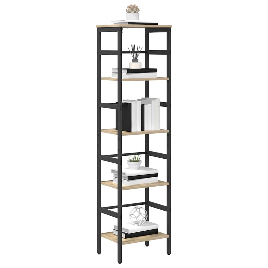 Ράφι Βιβλίων Δρύς Sonoma 40 x 29,5 x 149 εκ Επεξεργασμένο ξύλο - Pakobazaar
