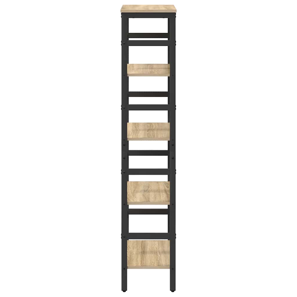 Ράφι Βιβλίων Δρύς Sonoma 40 x 29,5 x 149 εκ Επεξεργασμένο ξύλο - Pakobazaar