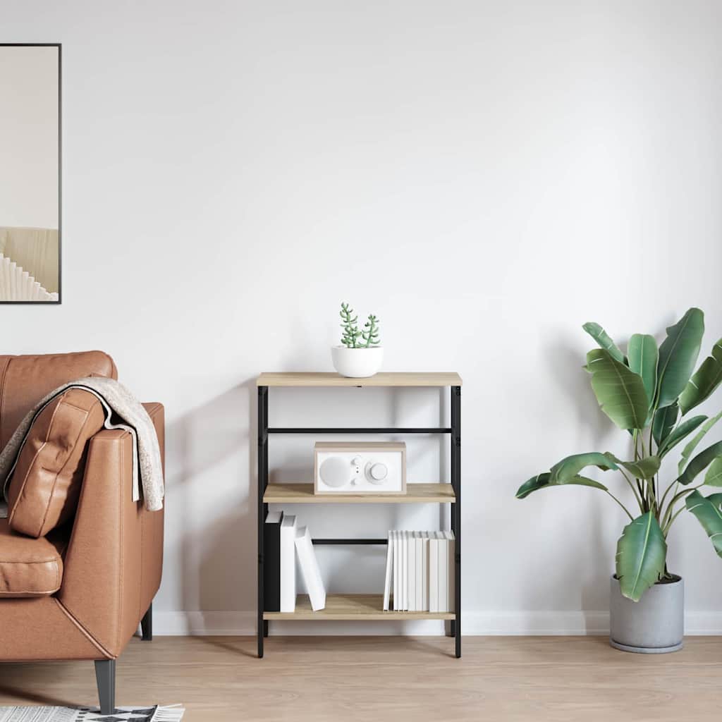 Ράφι Βιβλίων Δρύς Sonoma 60 x 29,5 x 81 εκ Επεξεργασμένο ξύλο