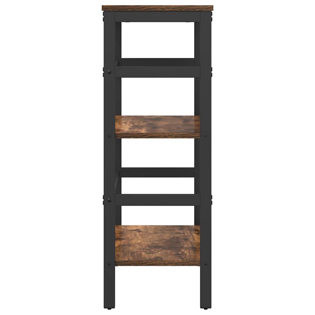 Ράφι Βιβλίων Καπνιστό Δρύς 60 x 29,5 x 81 εκ Επεξεργασμένο ξύλο - Pakobazaar