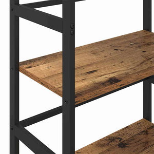 Ράφι Βιβλίων 2 επιπέδων 60 x 29,5 x 81 εκ Επεξεργασμένο Ξύλο
