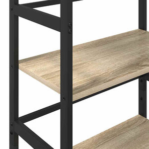 Ράφι Βιβλίων 3 επιπέδων 60 x 29,5 x 115 εκ Επεξεργασμένο Ξύλο