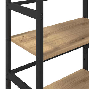 Ράφι Βιβλίων 3 επιπέδων 60 x 29,5 x 115 εκ Επεξεργασμένο Ξύλο