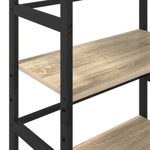 Ράφι Βιβλίων 4 επιπέδων 60 x 29,5 x 149 εκ Επεξεργασμένο Ξύλο