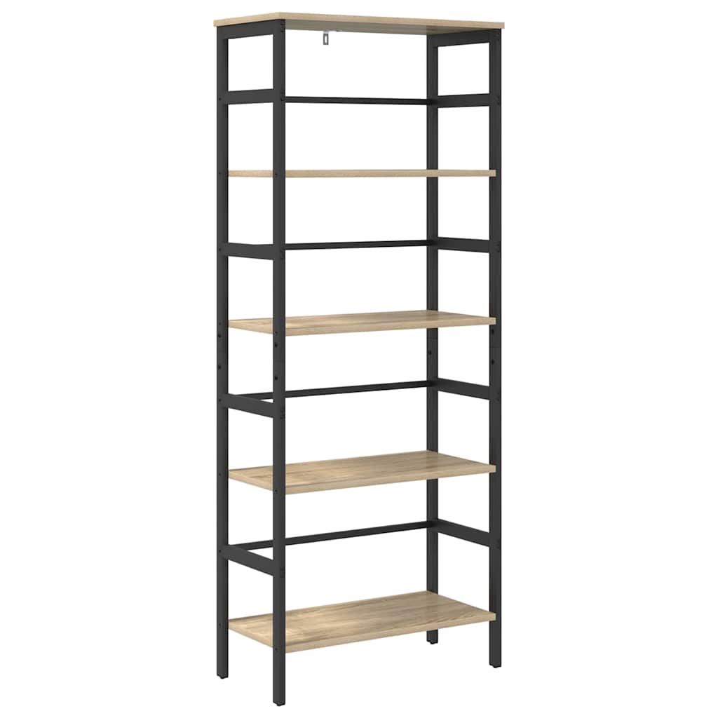 Ράφι Βιβλίων Δρύς Sonoma 60 x 29,5 x 149 εκ Επεξεργασμένο ξύλο