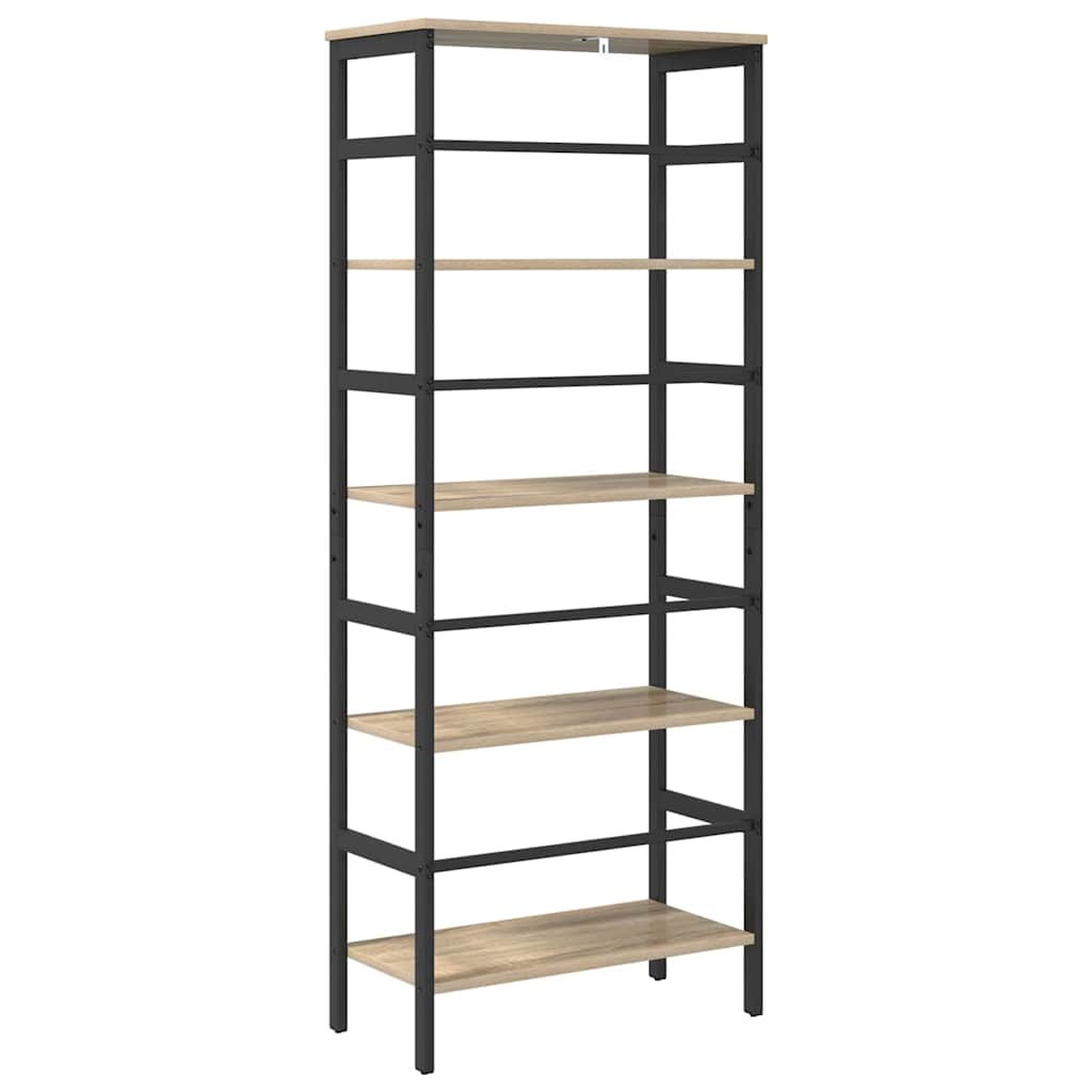 Ράφι Βιβλίων Δρύς Sonoma 60 x 29,5 x 149 εκ Επεξεργασμένο ξύλο