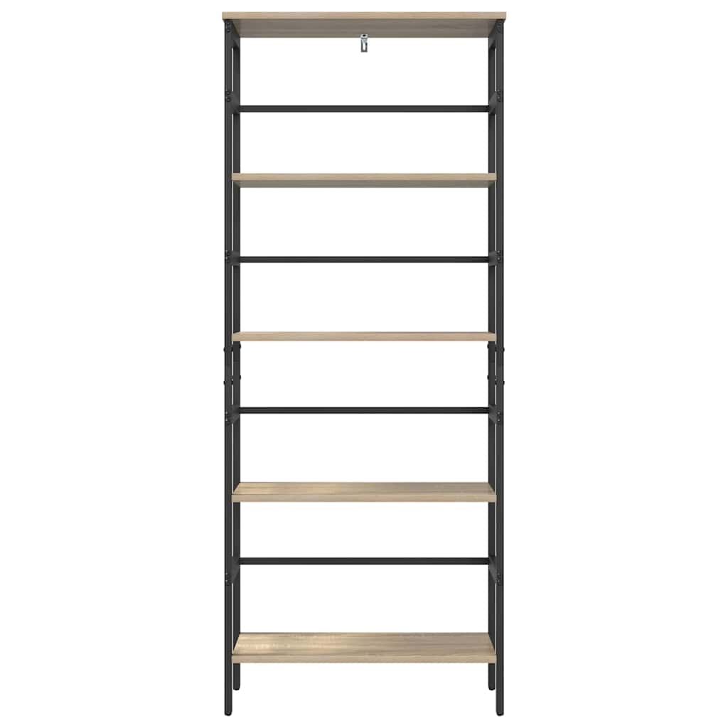 Ράφι Βιβλίων Δρύς Sonoma 60 x 29,5 x 149 εκ Επεξεργασμένο ξύλο