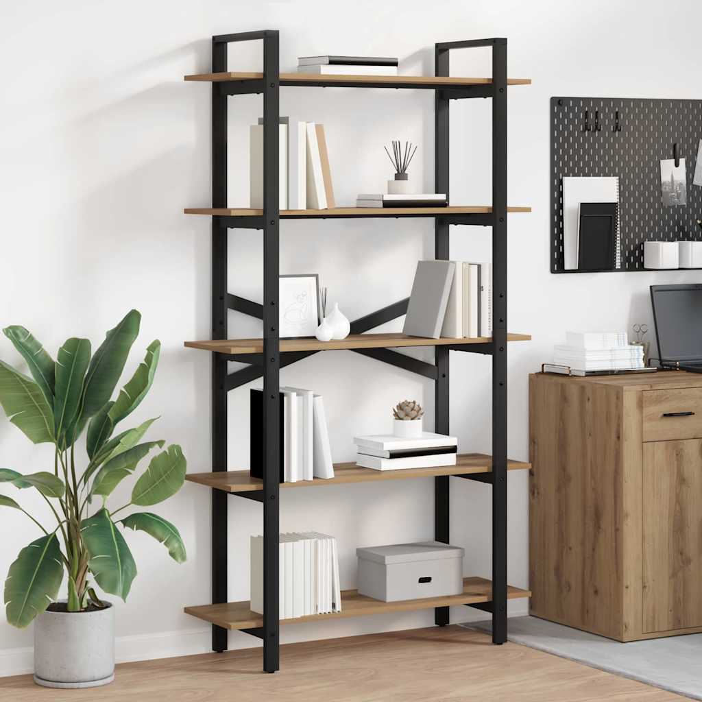 Ράφι Βιβλίων Artisan Oak 100 x 33,5 x 178 εκ Επεξεργασμένο ξύλο - Pakobazaar