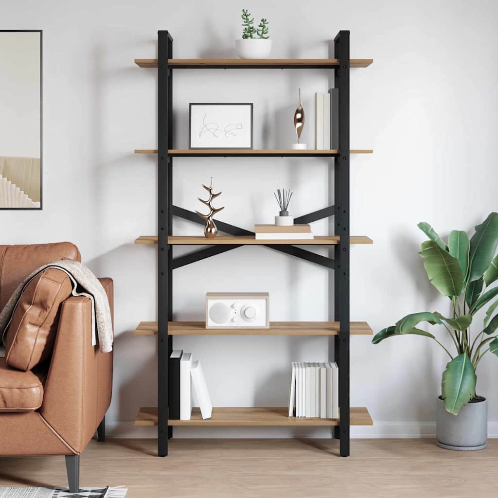 Ράφι Βιβλίων Artisan Oak 100 x 33,5 x 178 εκ Επεξεργασμένο ξύλο - Pakobazaar