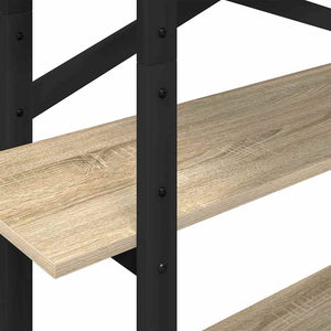 Ράφι Βιβλίων 4 επιπέδων 100 x 33,5 x 140 εκ Επεξεργασμένο Ξύλο