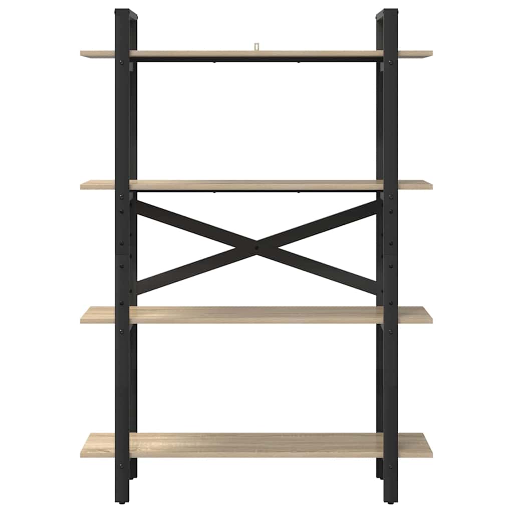 Ράφι Βιβλίων Δρύς Sonoma 100 x 33,5 x 140 εκ Επεξεργασμένο ξύλο